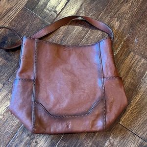 Frye leather bucket bag